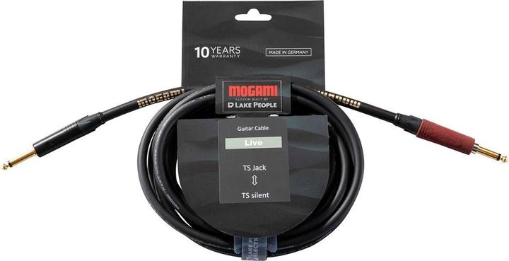 Mogami Gold Series guitar connection cable (3 m, 6.3mm jack)