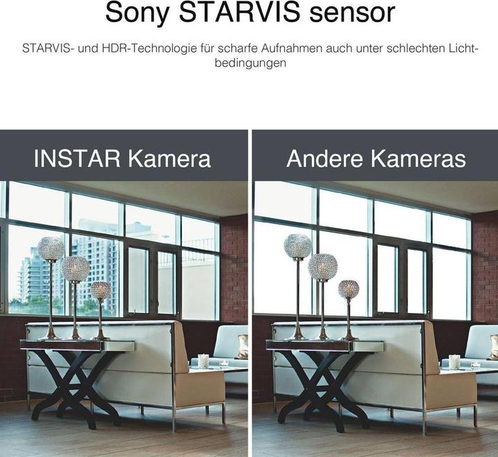 Produktbild Instar IN-8815 4K POE/WLAN weiss 18006 IP Überwachungskamera (3840 x 2160 Pixels)