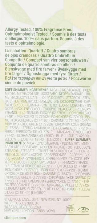 Actual product image Clinique All About Shadow Quad Pink Choc. (Pink Chocolate)