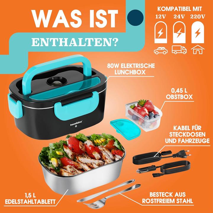 Produktbild Travelisimo 3-in-1 Lunch Box mit Aufwärmfunktion