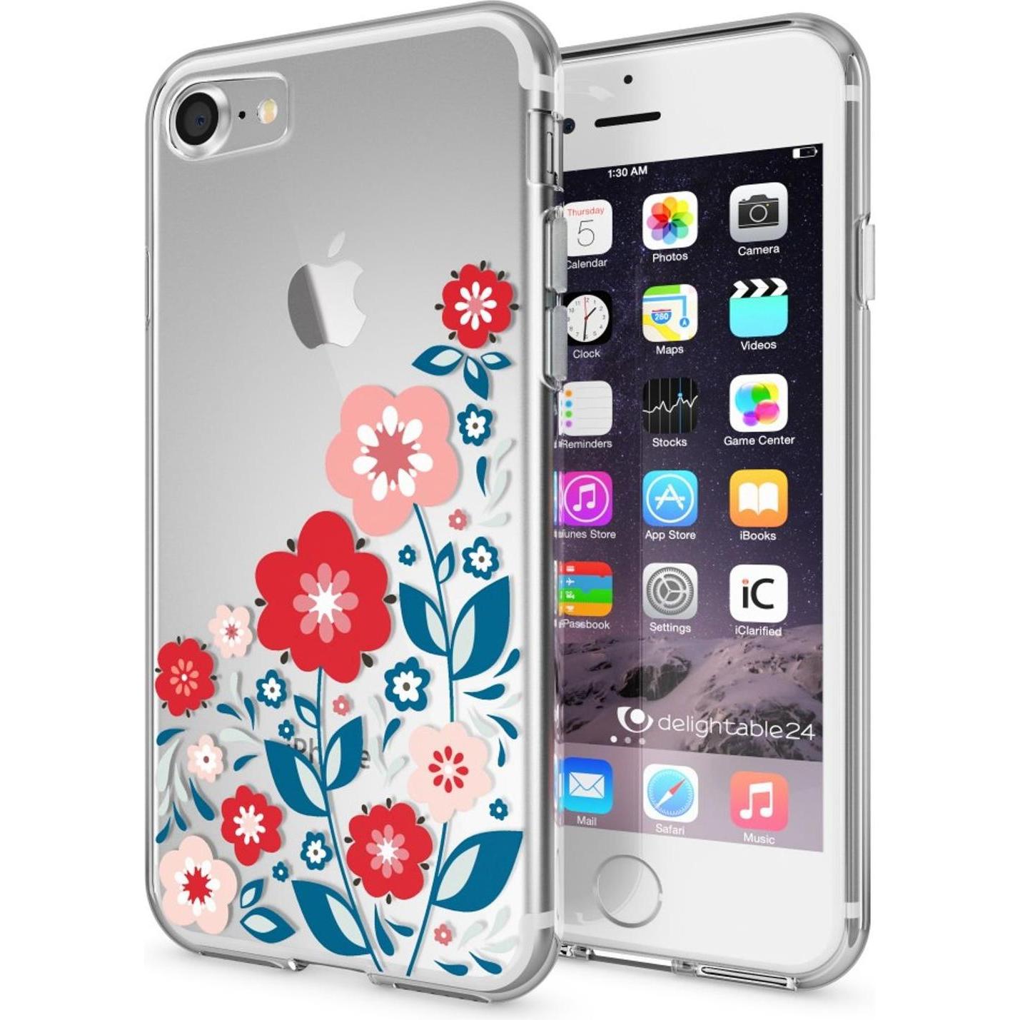 Nalia Handyhülle (Apple iPhone 7), Smartphone Hülle, Mehrfarbig