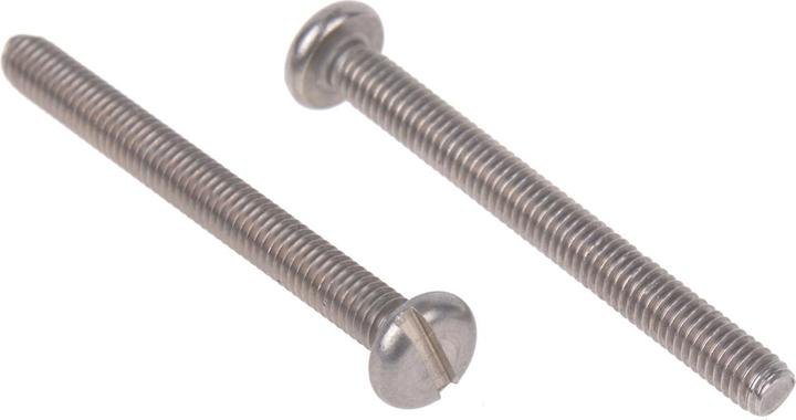 Produktbild RS PRO Linsenschrauben Schlitz M4x40mm