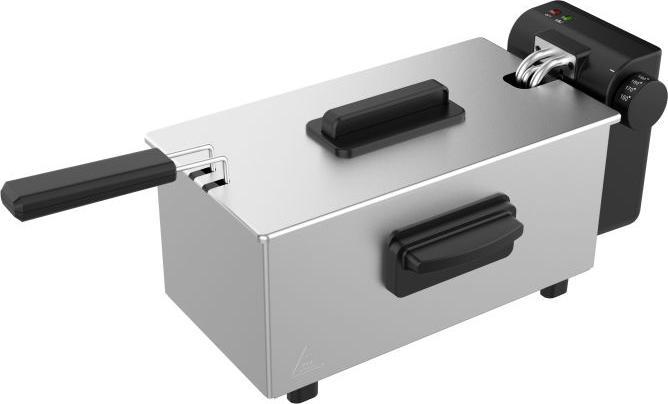 Actual product image Emerio Fritteuse, 3L, Thermostat, PFAS frei, Kaltzone