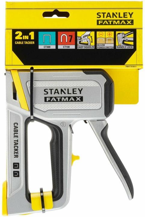 Actual product image Stanley Handtacker für Kabelklammern