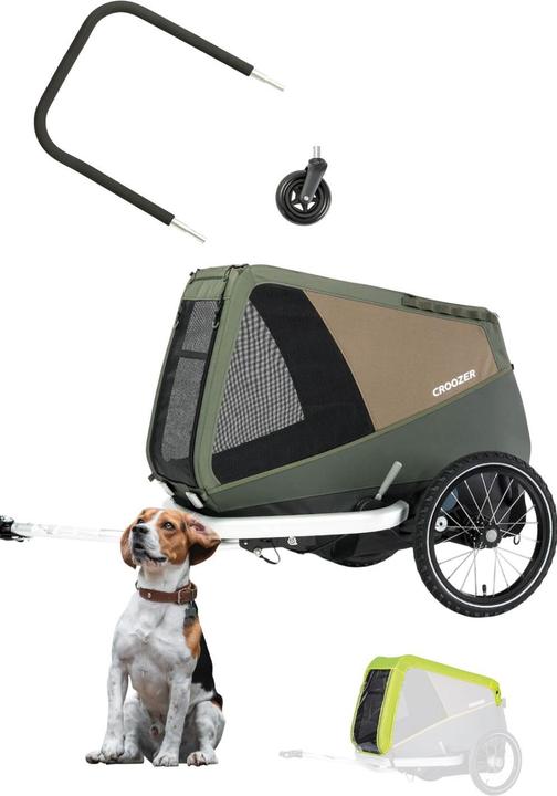 Actual product image Croozer Dog Mikke Flex & Go Bundle (inkl. Buggyset und Regenverdeck)