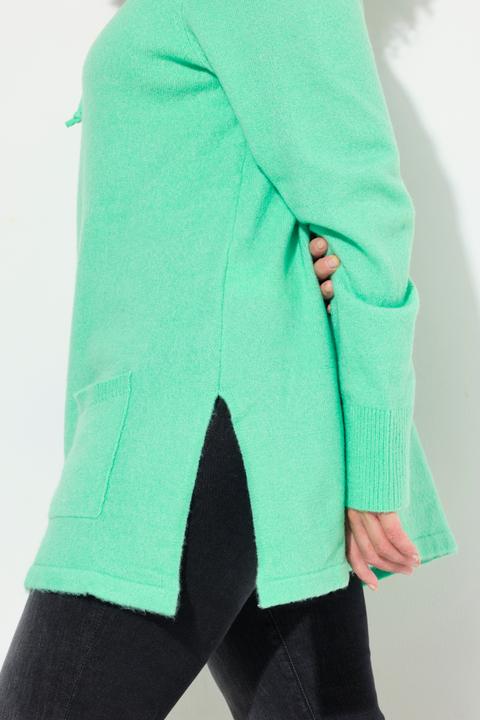 Produktbild Ulla Popken Pullover, Stehkragen, Kordel, Taschen, Langarm (46, 48)