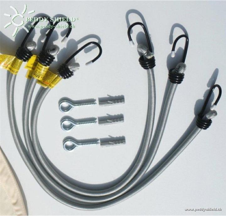 Immagine prodotto Peddy Shield Cinghie di tensione per vele solari triangolari (Ø 1 cm)