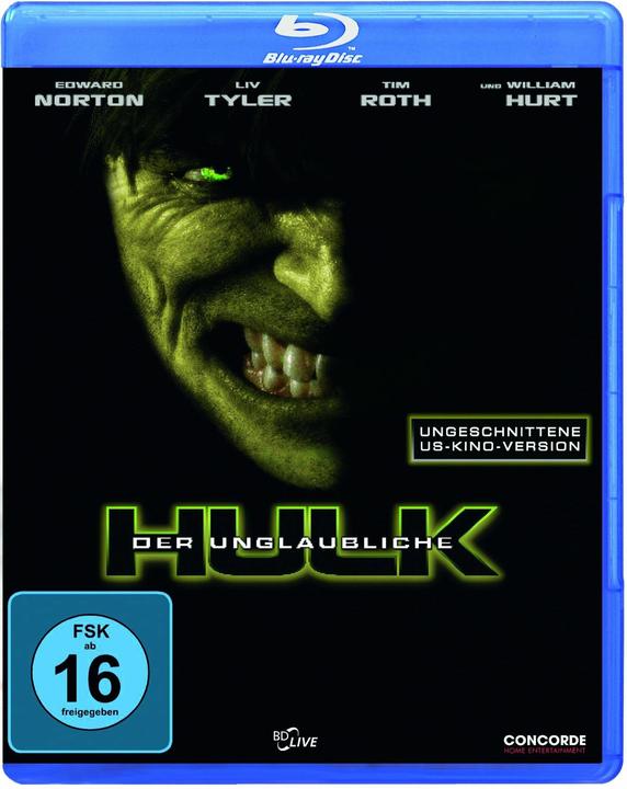 Actual product image The Incredible Hulk (Blu-ray, 2008, German, English)
