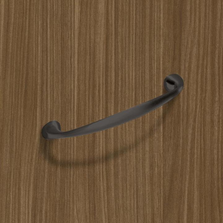 Produktbild Hettich Griff Terranda Schwarz matt 128 mm