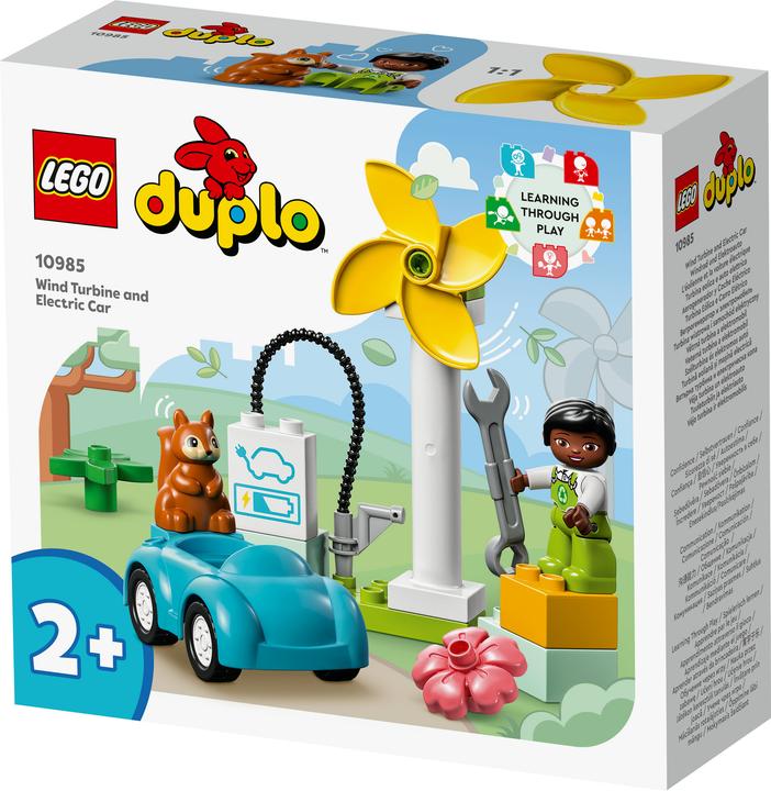LEGO Wind turbine and electric car (10985)