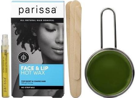 Produktbild Parissa No-Strip Face & Lip Hot Wax Kit für kurze & grobe Haarentfernung At-Home Waxing