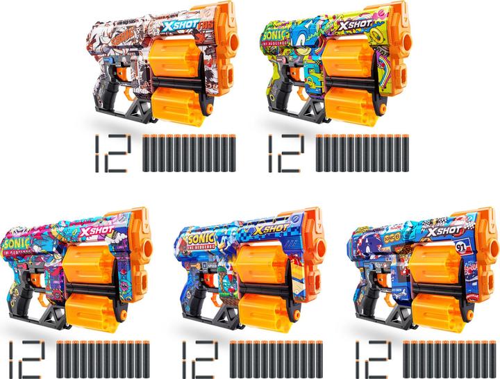 Actual product image Xshot X-SHOT SKINS SONIC 36583
