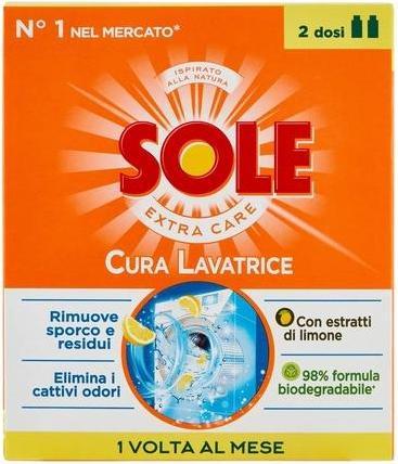 Sole Care Washing Machine Fresh Lemon, Pack Of 2 250 Ml Bottles (250 ml)