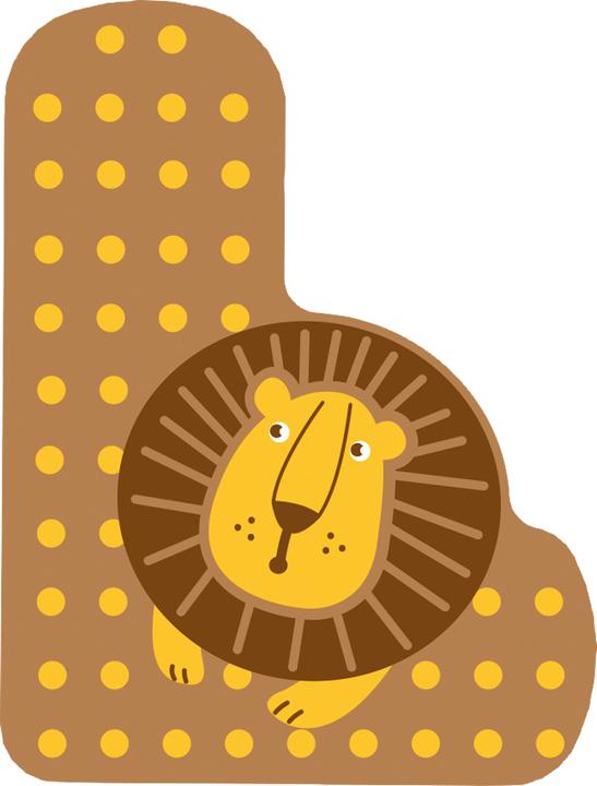 Productafbeelding small foot Houten letter voor kinderkamer L