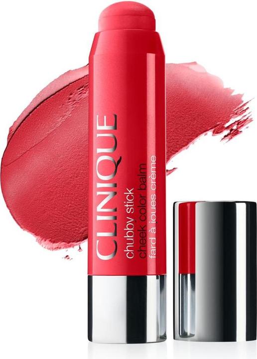 Actual product image Clinique Chubby Stick - Cheek Color Balm 08 Ramp'd Up Rouge (08 Ramp'd Up Rouge)