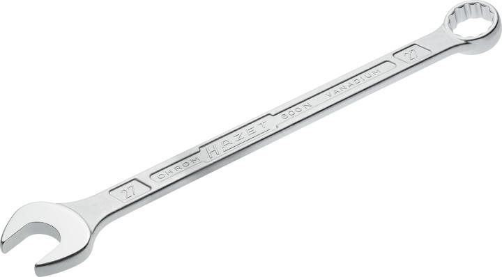 Image du produit HAZET Clé mixte 600N-27 ∙ Profil Traction à 12 pans extérieurs ∙ 27 mm (27 mm)