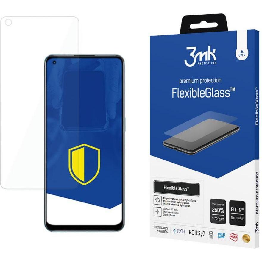 3MK FlexibleGlass for Realme 9 Pro+ (1 Stück, Realme 9 Pro+), Smartphone Schutzfolie