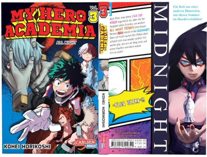 Actual product image My Hero Academia, Band 3 (German, Kohei Horikoshi, 2016)