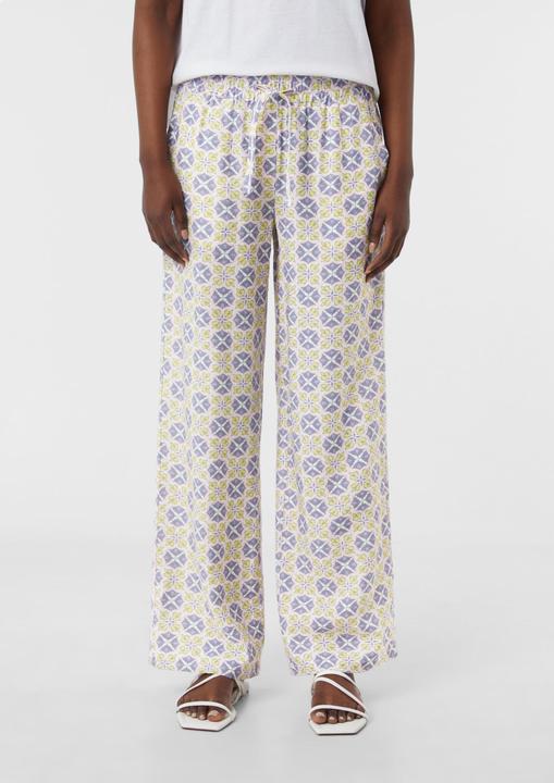 Immagine prodotto Comma Hose Leichte Hose aus Viskosemix mit All-over-Print und Elastikbund (Banda radio 38 (2600 MHz))