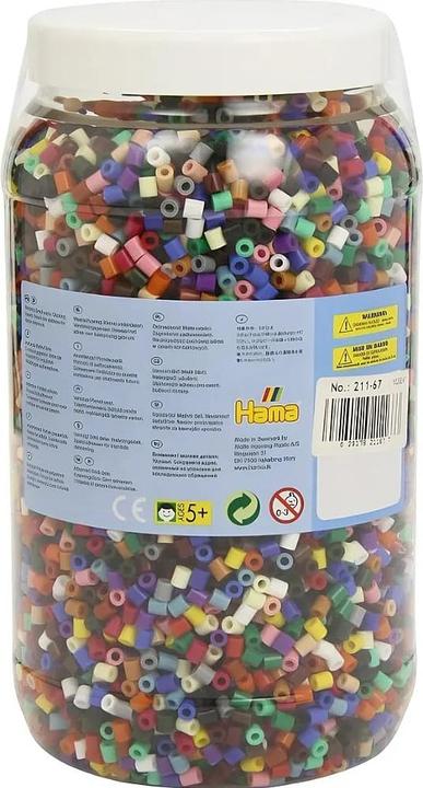 Image du produit Hama Perlen Strijkkralen en pot - Mix (067), 13.000st.