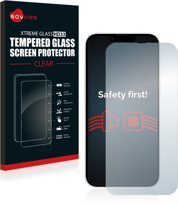 Image du produit Savvies Verre Trempé Protection Écran (1 pièce(s), Apple iPhone 13)