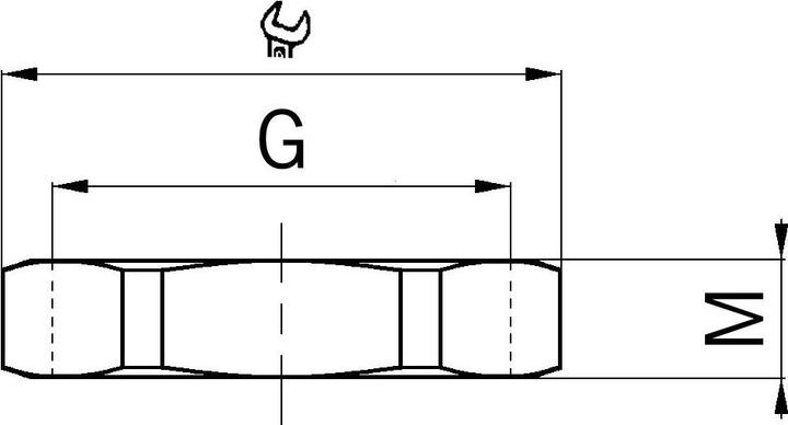 Produktbild Kaiser MS-Gegenmutter (M25)