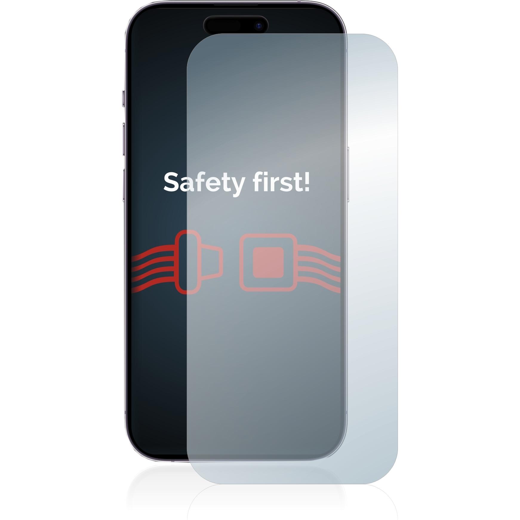 Thumbnail - Savvies Panzerglas Hartglas Displayschutz (1 Stück, Apple iPhone 14 Pro), Smartphone Schutzfolie, Transparent