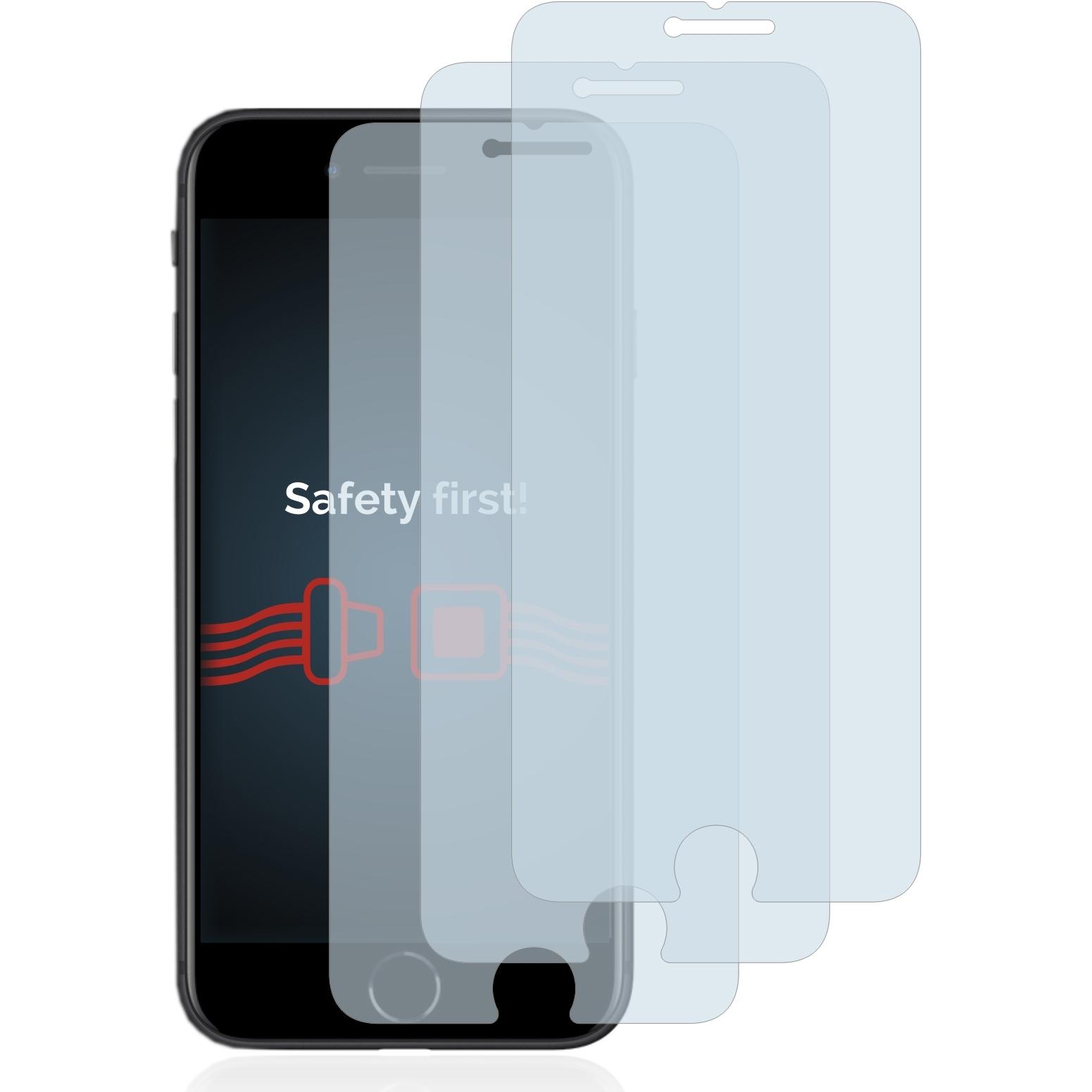 Thumbnail - Savvies Panzerglas Hartglas Displayschutz (3 Stück, Apple iPhone SE), Smartphone Schutzfolie, Transparent