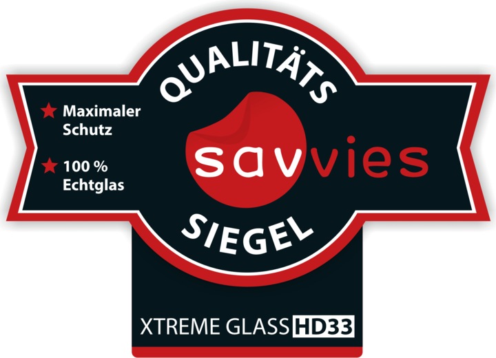 Actual product image Savvies Tempered Glass (3 Piece, Apple iPhone SE (2nd Gen))