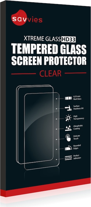 Produktbild Savvies Panzerglas Hartglas Displayschutz (1 Stück, Apple iPhone 11 Pro Max)