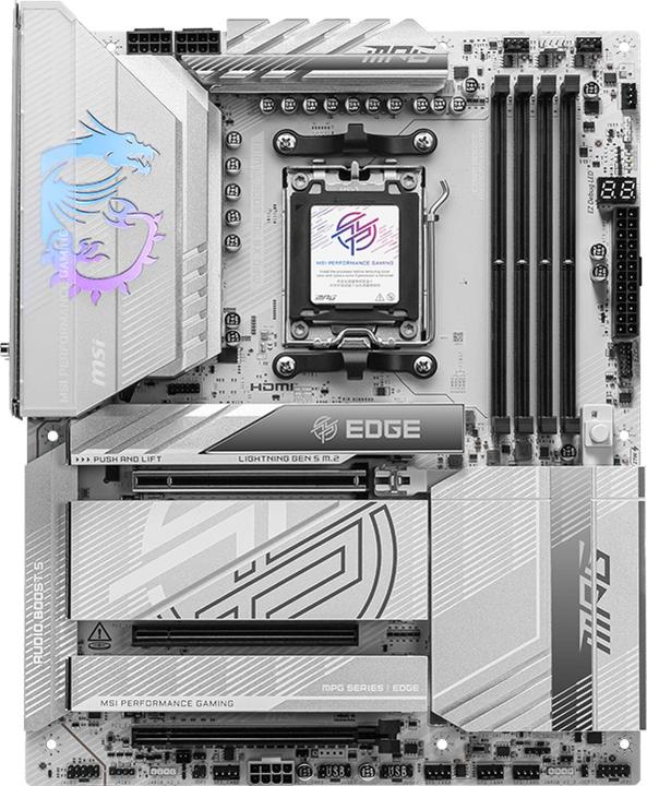 Image du produit MSI MPG X870E EDGE TI WiFi (AM5, AMD X870E, ATX)