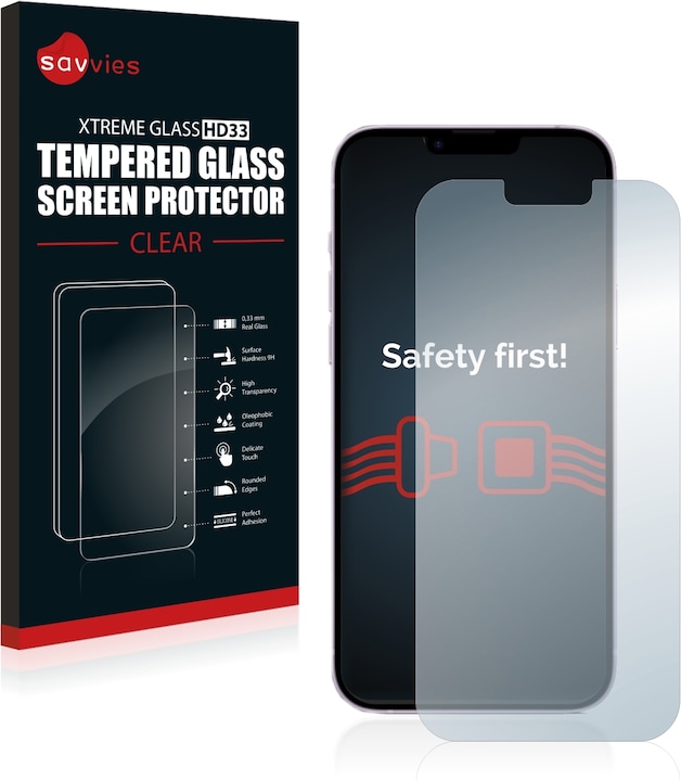 Immagine prodotto Savvies Vetro Temperato Pellicola Protettiva (1 Pezzo/i, Apple iPhone 14 Plus)
