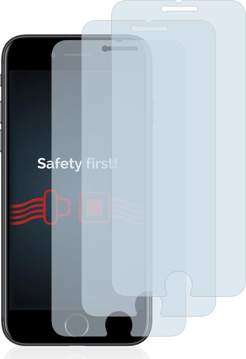 Actual product image Savvies Tempered Glass (3 Piece, Apple iPhone 7, Apple iPhone 8)
