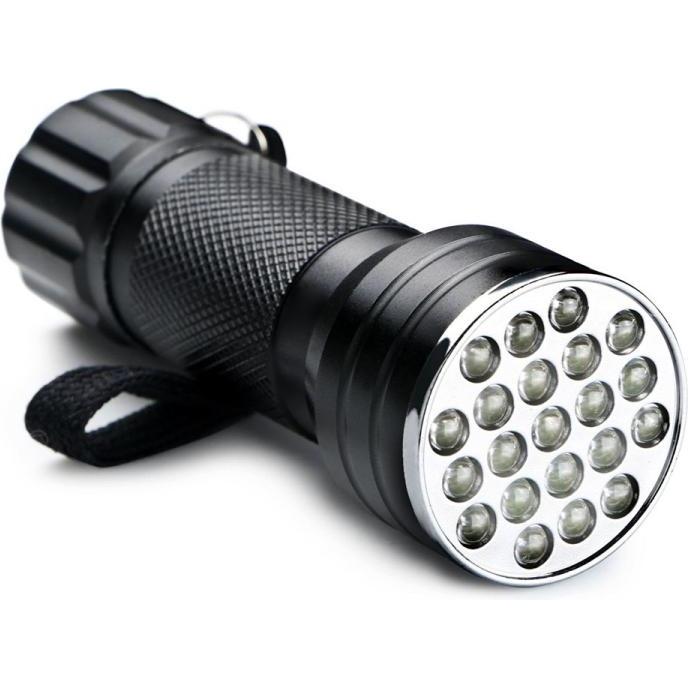 SIGN, Torcia, Ultra Violet Torch LED Flashlight 21 LEDs 395NM