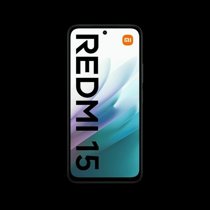 Actual product image Xiaomi Redmi 15 4G (256 GB, Midnight Black, 6.90", Hybrid Dual SIM, 4G)