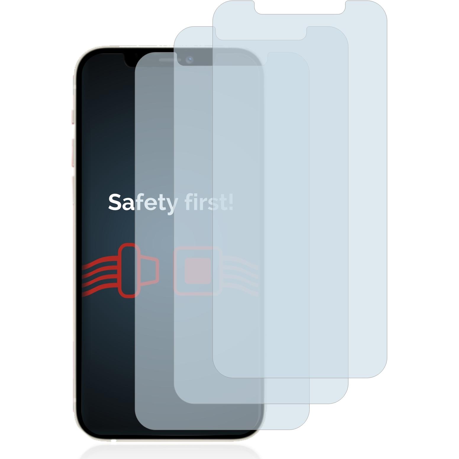 Thumbnail - Savvies Panzerglas Hartglas Displayschutz (3 Stück, Apple iPhone 12 Pro), Smartphone Schutzfolie, Transparent