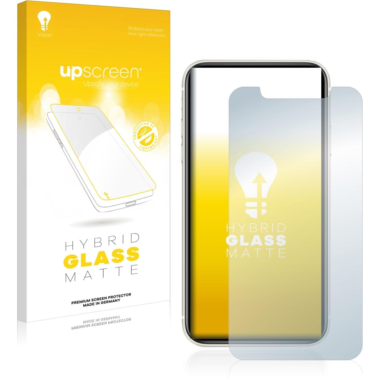 Thumbnail - upscreen Reflection Shield Panzerglasfolie Matt (1 Stück, Apple iPhone 11), Smartphone Schutzfolie, Grau