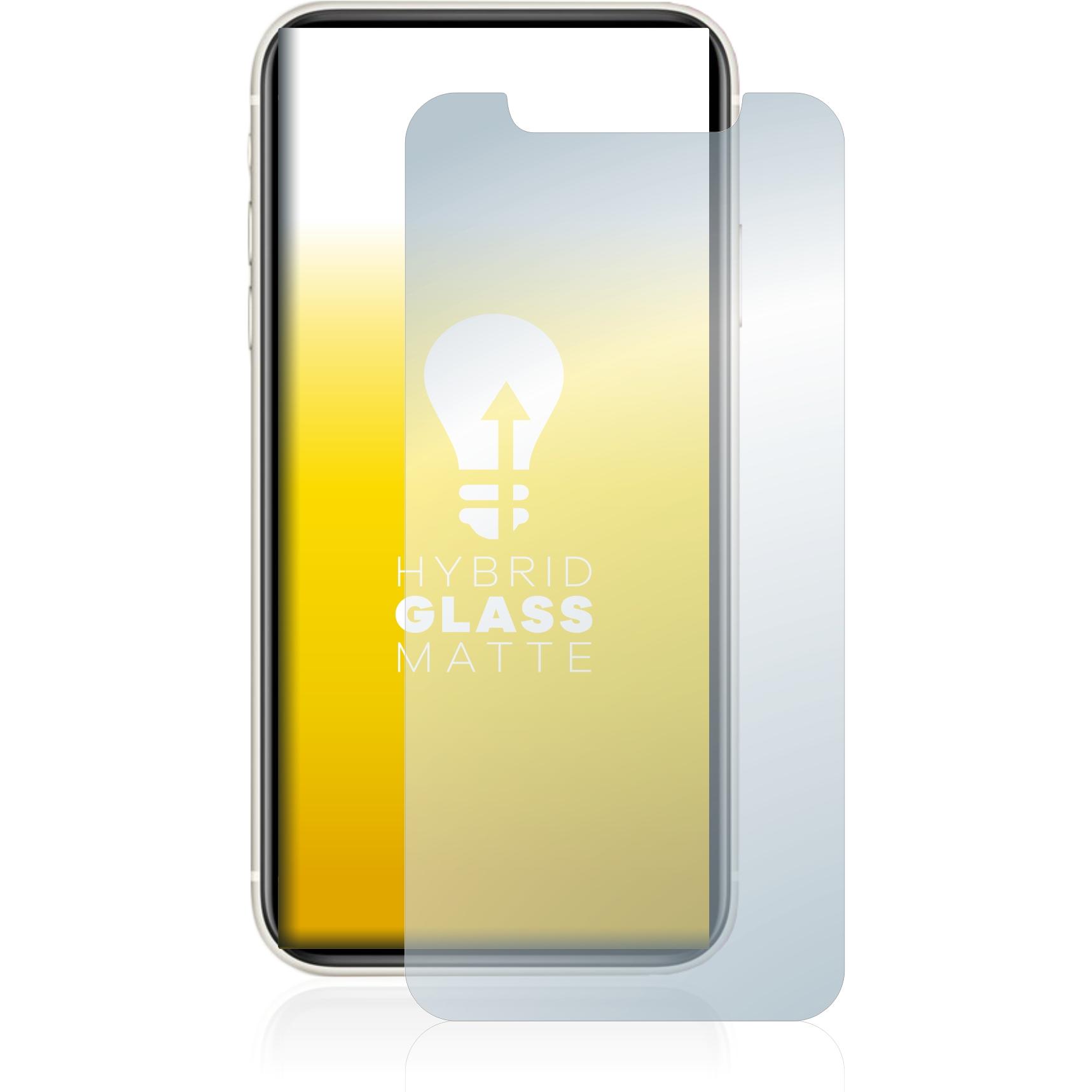 Thumbnail - upscreen Reflection Shield Panzerglasfolie Matt (1 Stück, Apple iPhone 11), Smartphone Schutzfolie, Grau