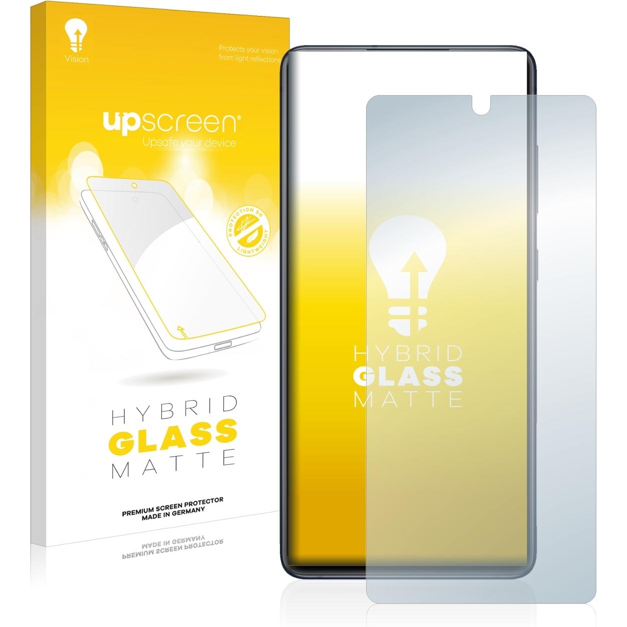 upscreen Reflection Shield Panzerglasfolie Matt (1 Stück, Samsung Galaxy S20 FE), Smartphone Schutzfolie, Grau
