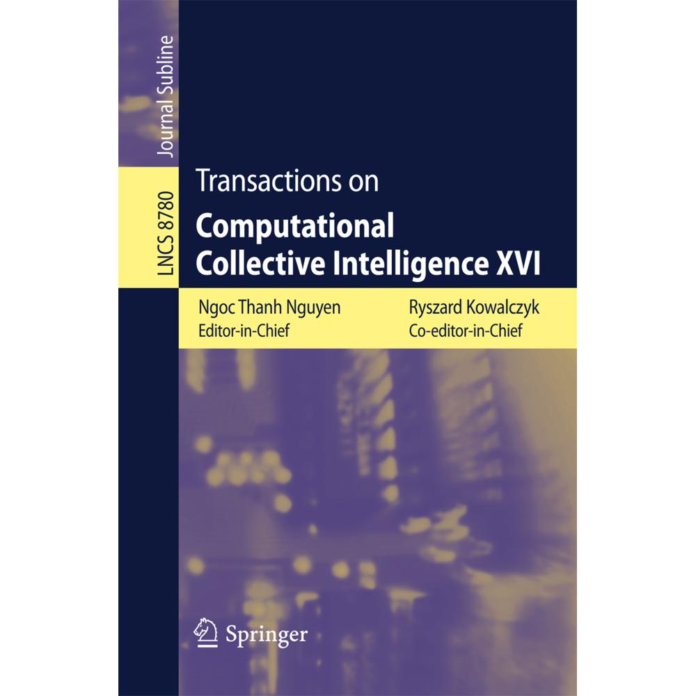 Thumbnail - Transactions on Computational Collective Intelligence XVI, Fachbücher von Ngoc Thanh Nguyen, Ryszard Kowalczyk
