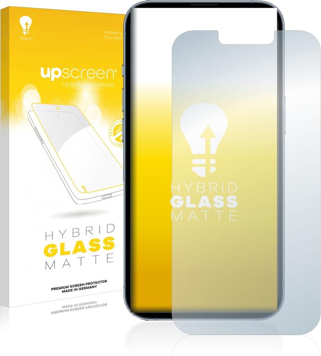 upscreen Reflection Shield Panzerglasfolie Matt (1 Stück, Apple iPhone 13 Pro)