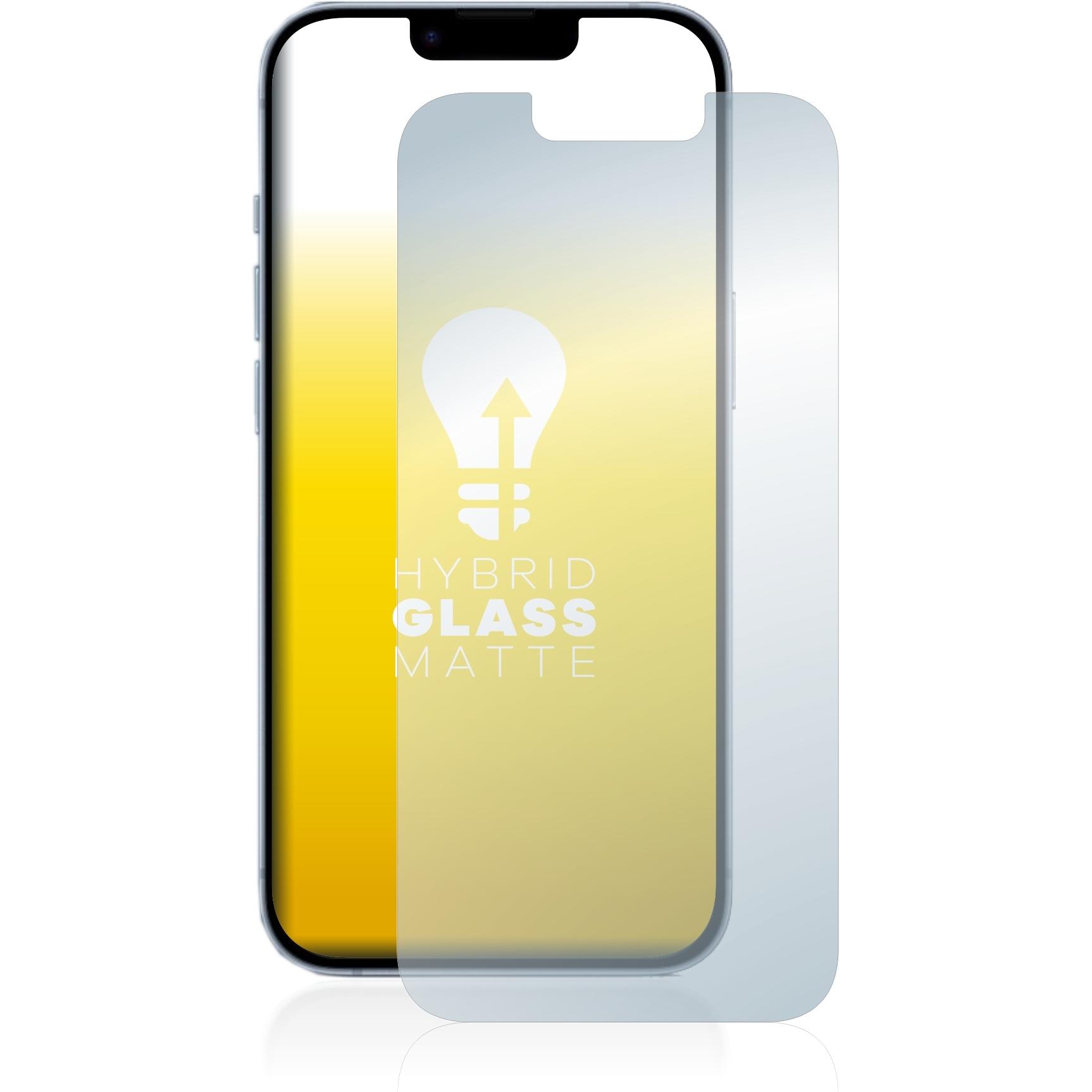 Thumbnail - upscreen Reflection Shield Panzerglasfolie Matt (1 Stück, Apple iPhone 14), Smartphone Schutzfolie, Grau