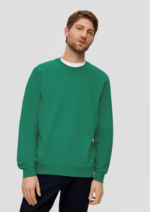 Produktbild s.Oliver Sweatshirt Sweatshirt mit Logo-Detail (L, XL)
