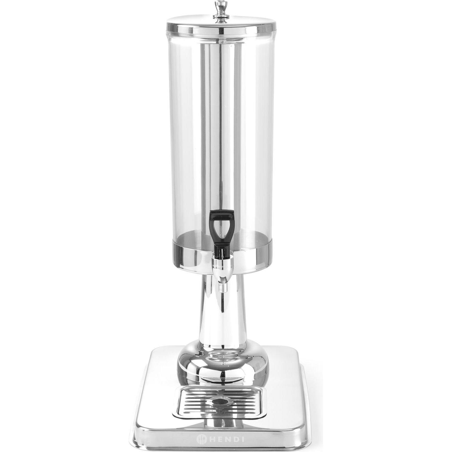 Hendi Saftspender 3 l PC Edelstahl, Getränkespender, Silber