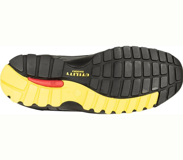 Actual product image Diadora Beat Textile S1P safety shoe black/yellow size 40 (S1P, 40)