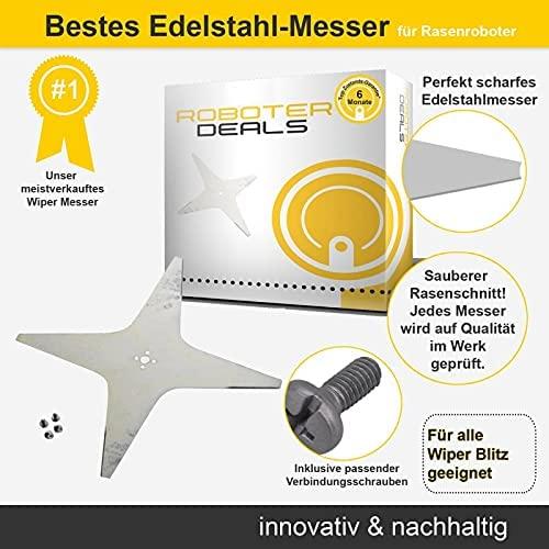 Produktbild Roboter Deals Klingenmesser (Mähroboter, Rasenmäher Messer + Ersatzmesser Gartenmaschinen)