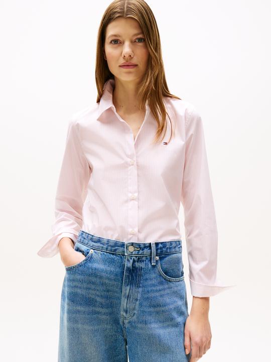 Produktbild Tommy Hilfiger Popeline Regular Point Kragen Hemd (38)