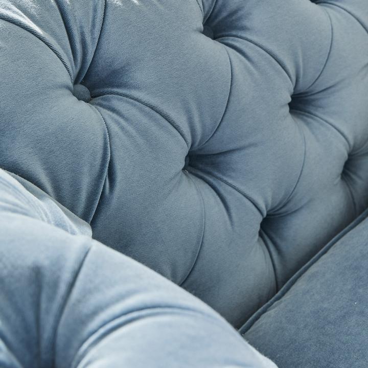 Produktbild Loberon Sofa Clères blau (2-Sitzer)