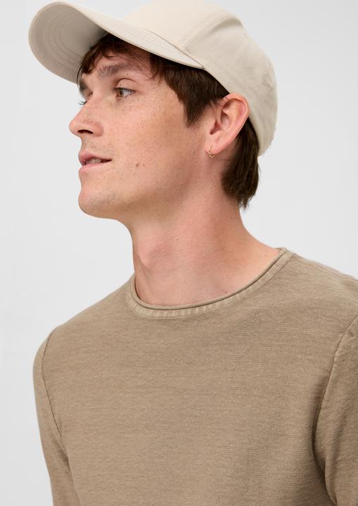 Produktbild s.Oliver Strickpullover Pullover mit Garment Dye (S)