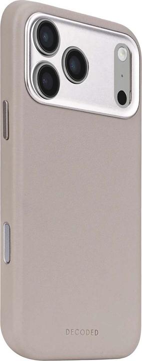Actual product image Decoded Leather Backcover Apple iPhone 17 Pro Solid Clay (Apple iPhone 17 Pro)